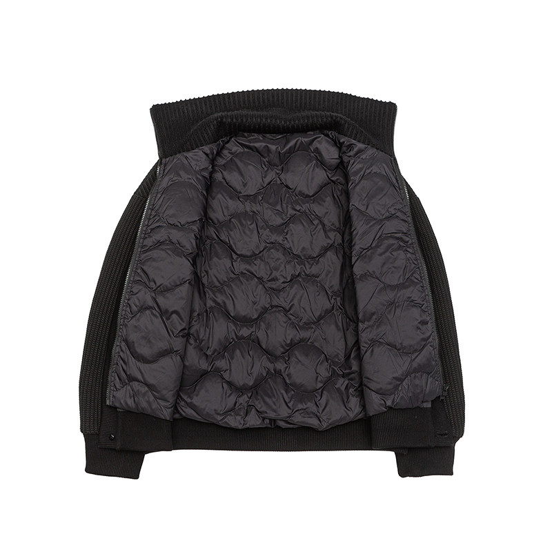 立体平铺冬季轻奢开衫毛衣90鹅绒服5590-P360,男装针织衫/毛衣,电商D248