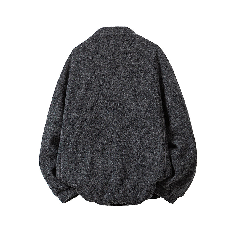 立体平铺冬季男士立领绵羊毛呢羽绒服外套9926-P300,男装羽绒服,电商D248
