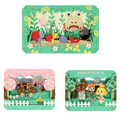 ensky任天堂 皮克敏 动物之森PAPER THEATER纸剧场 动物森友会