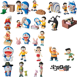 MEDICOM哆啦A梦UDF系列手办 大雄静香胖虎小夫加倍药水 演唱会