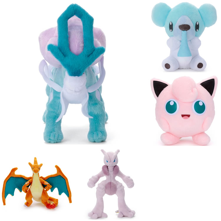 TOMY宝可梦就决定是你了系列毛绒 水君喷嚏熊胖丁超级喷火龙Y超梦