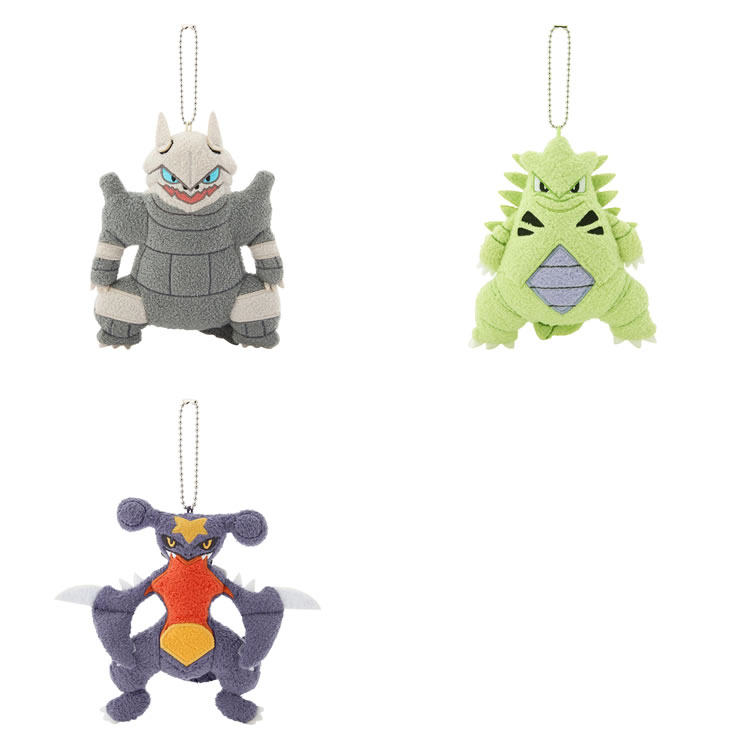 日版宝可梦中心CAVE DWELLER波士可多拉毛绒挂件班基拉斯烈咬陆鲨