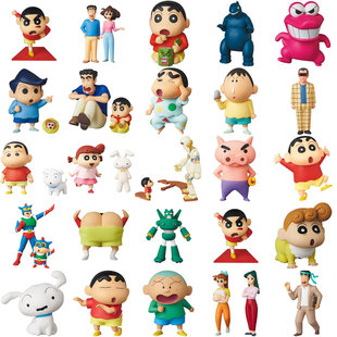 日本MEDICOM TOY UDF系列蜡笔小新手办 野原广志美冴向日葵小白