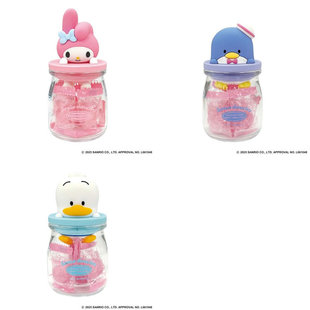 TOMAN TOYS三丽鸥MyMelody山姆企鹅贝克鸭玻璃糖果瓶 收纳瓶