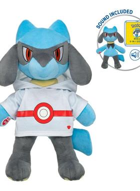 BUILDABEAR宝可梦 利欧路 换装发声毛绒