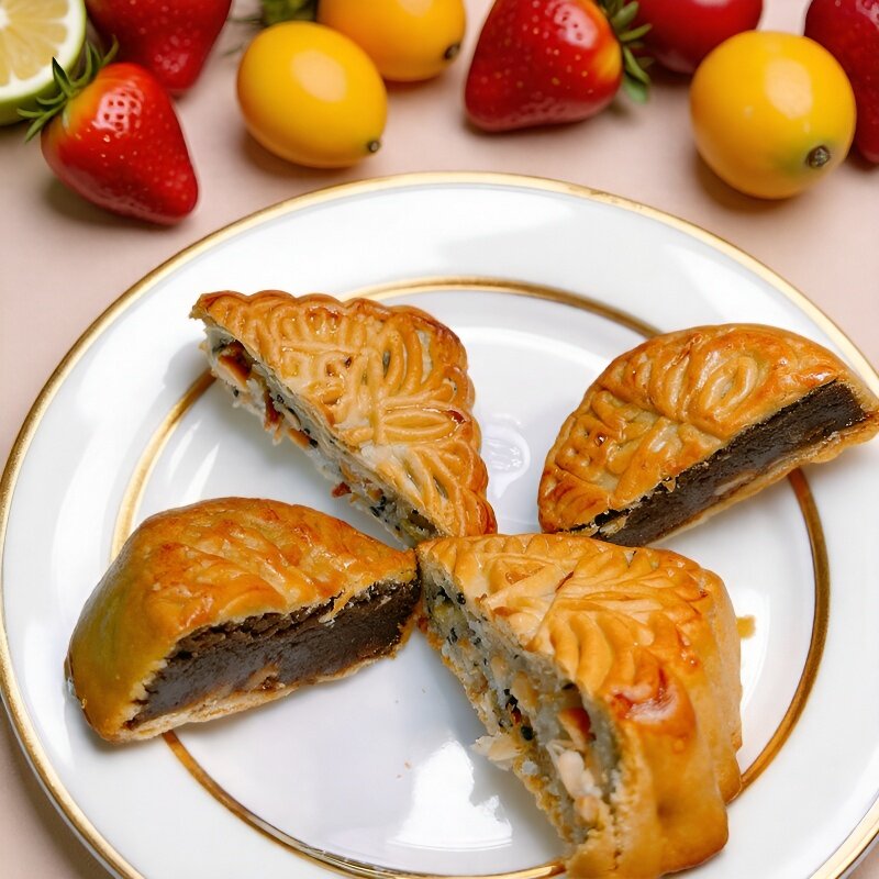 南雄特产大塘月饼朱忠记豆沙五仁