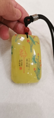 纯天然蜜蜡吊坠