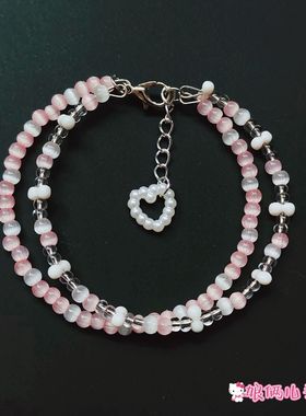 双层双圈叠戴可爱女孩学生礼品