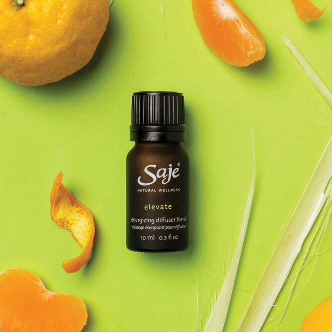 加拿大原装SAJE莎爵ELEVATE提升振奋香薰精油10ml包邮