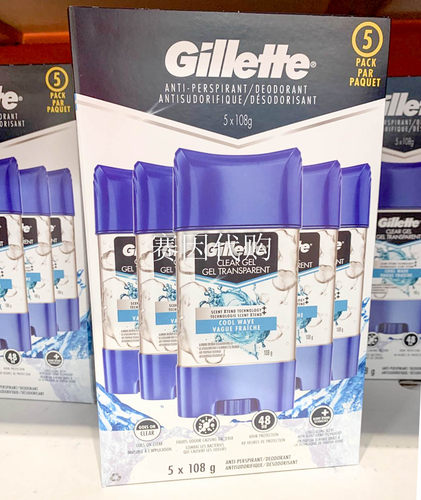 gillette原装止汗快干啫哩香体膏