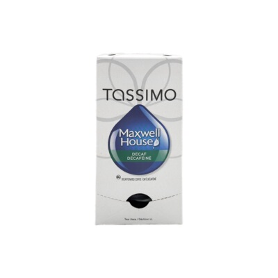 加拿大TASSIMO脱咖啡因胶囊咖啡MAXWELL中度7粒适用博世咖啡