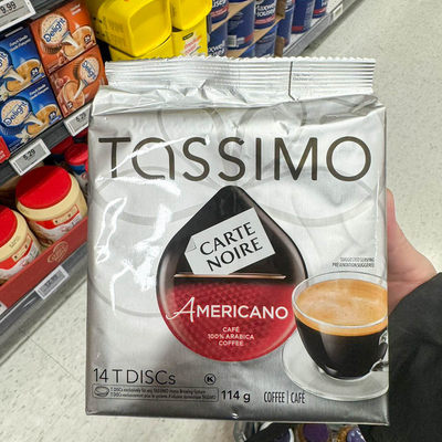 加拿大TASSIMO胶囊咖啡美式咖啡重度烘焙14粒适用博世咖啡机