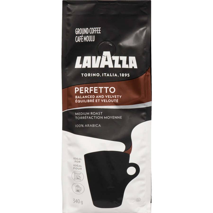 加拿大代购LAVAZZA乐维萨PERFETTO中度烘焙咖啡粉340g