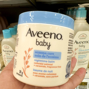 加拿大原装AVEENO Baby Eczema艾维诺婴儿夜间舒缓湿膏311g
