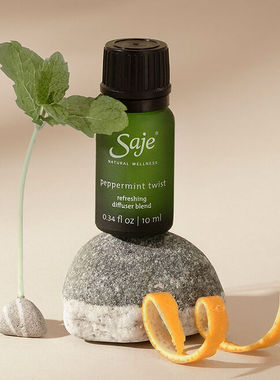 加拿大Saje莎爵PEPPERMINT TWIST薄荷复方精油清新室内10ml