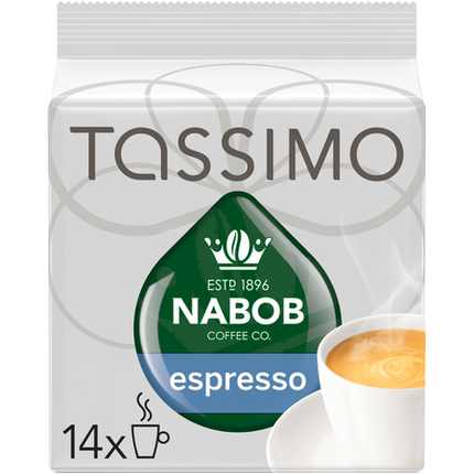 加拿大TASSIMO胶囊咖啡NABOB ESPRESSO意式14粒适用博世咖啡机