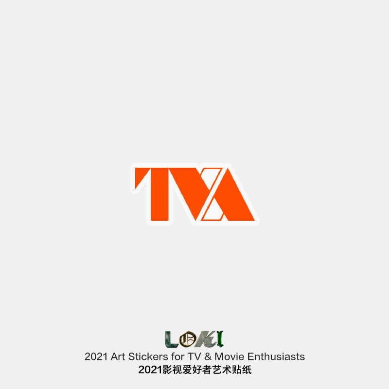 漫威官方标识洛基迪士尼电脑贴纸