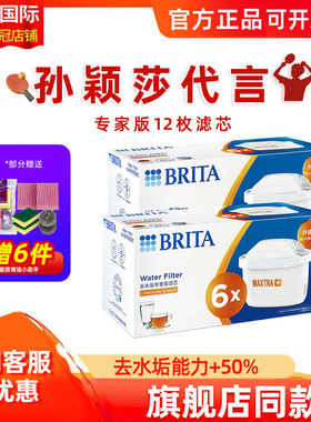 德国BRITA碧然德滤芯家用净水器自来水净水壶过滤器专家版滤芯6枚