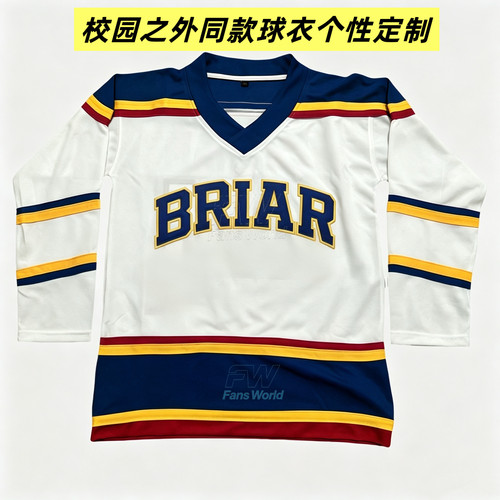 Custom OffCampus刺绣个性定制校园之外白色球衣同款刺绣名字号码