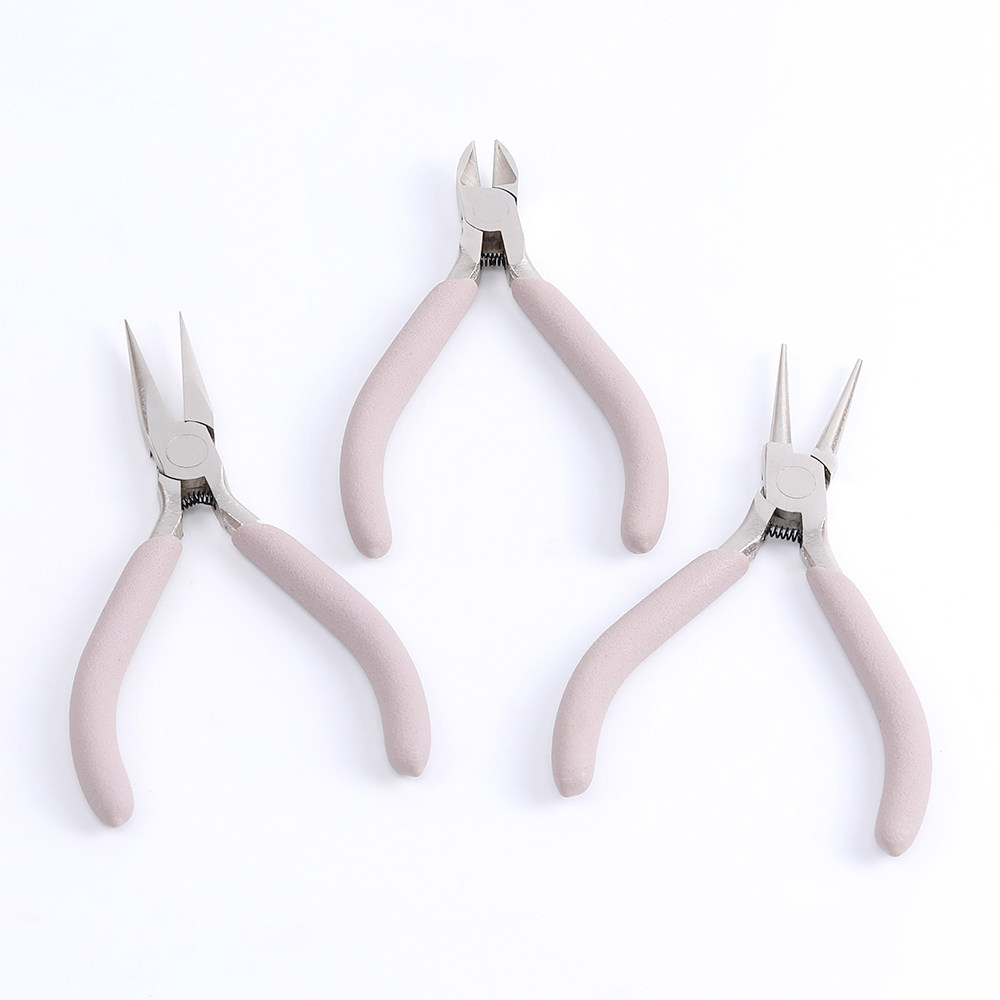 日本进口碳钢尖嘴钳 圆嘴钳 斜剪钳 珠宝首饰饰品DIY手工工具钳