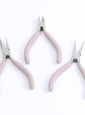 日本进口碳钢尖嘴钳 圆嘴钳 斜剪钳 珠宝首饰饰品DIY手工工具钳