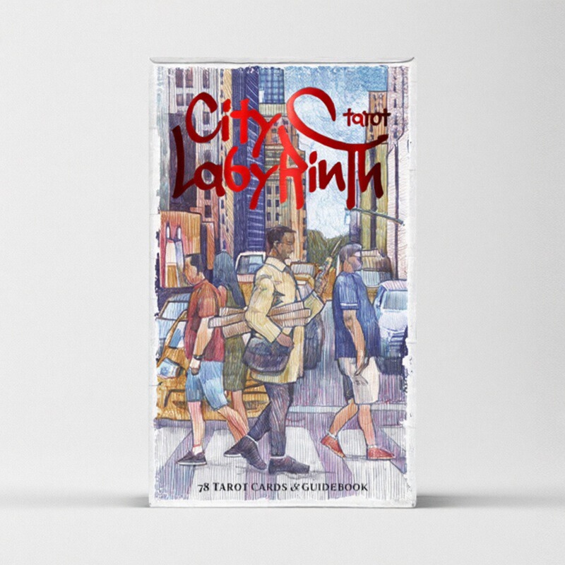 正版进口城市迷宫塔罗牌泛韦特高颜值罗牌塔City Labyrinth Tarot