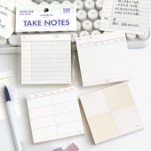 灵感发散计划100张便签本笔记待办打卡计划手帐diy素材纸便签纸
