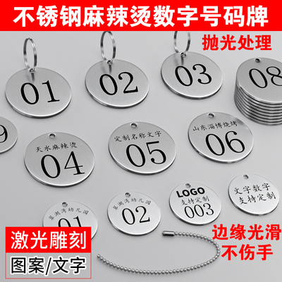 不锈钢麻辣烫辣度标识牌定制