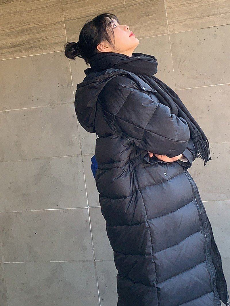 显瘦三倍充绒可拆卸马甲羽绒服