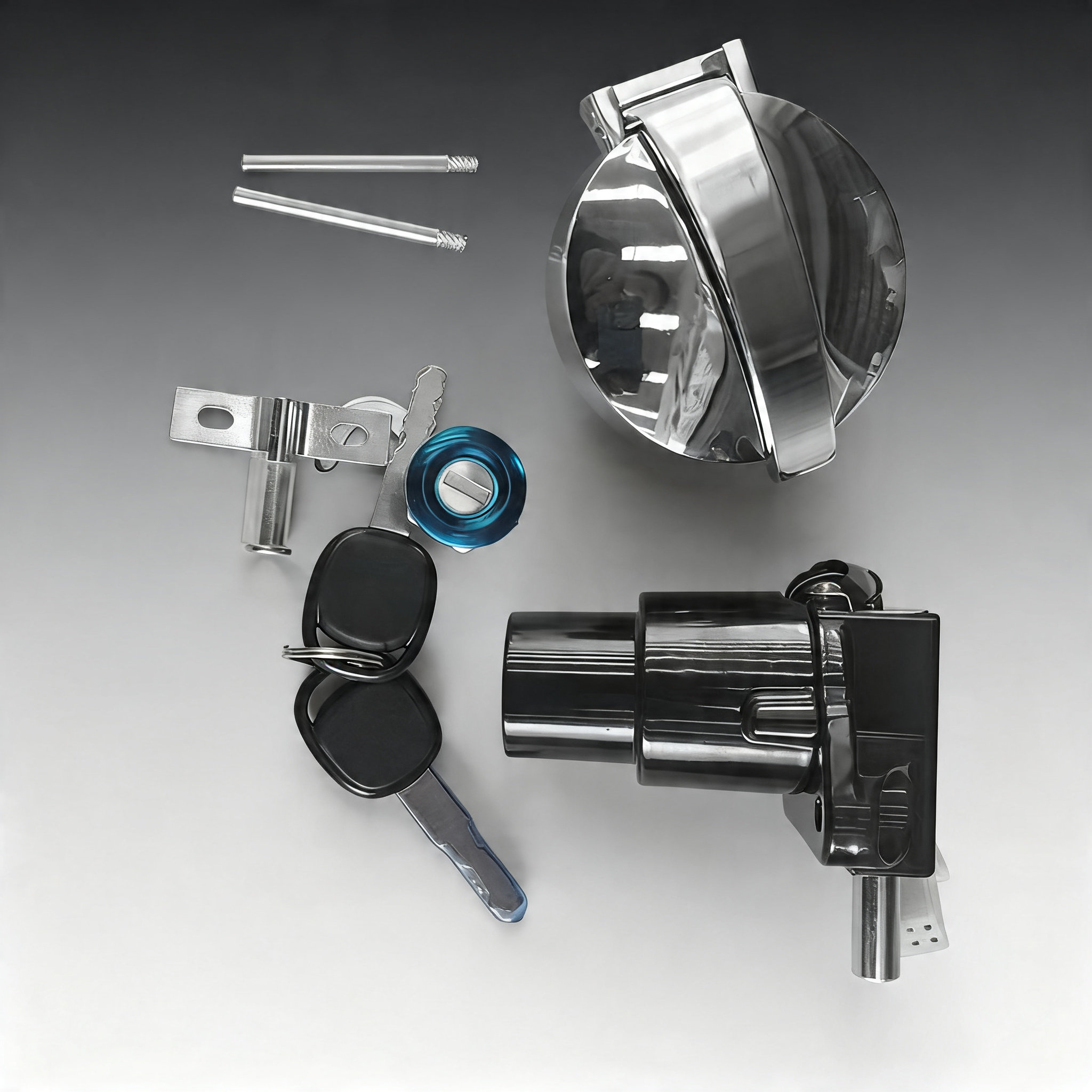 爵士捷dx250太子摩托车套锁电门锁JSJ250-3机车点火钥匙锁油箱盖