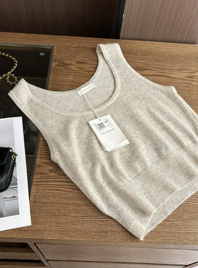 IMISS家品质货！含30%羊毛绒 2025春款现货百搭显瘦针织背心女