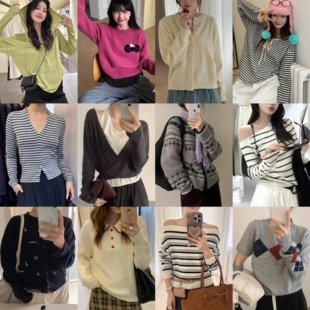 小外套 清 针织衫 2025秋冬款 毛衣 NO退NO换