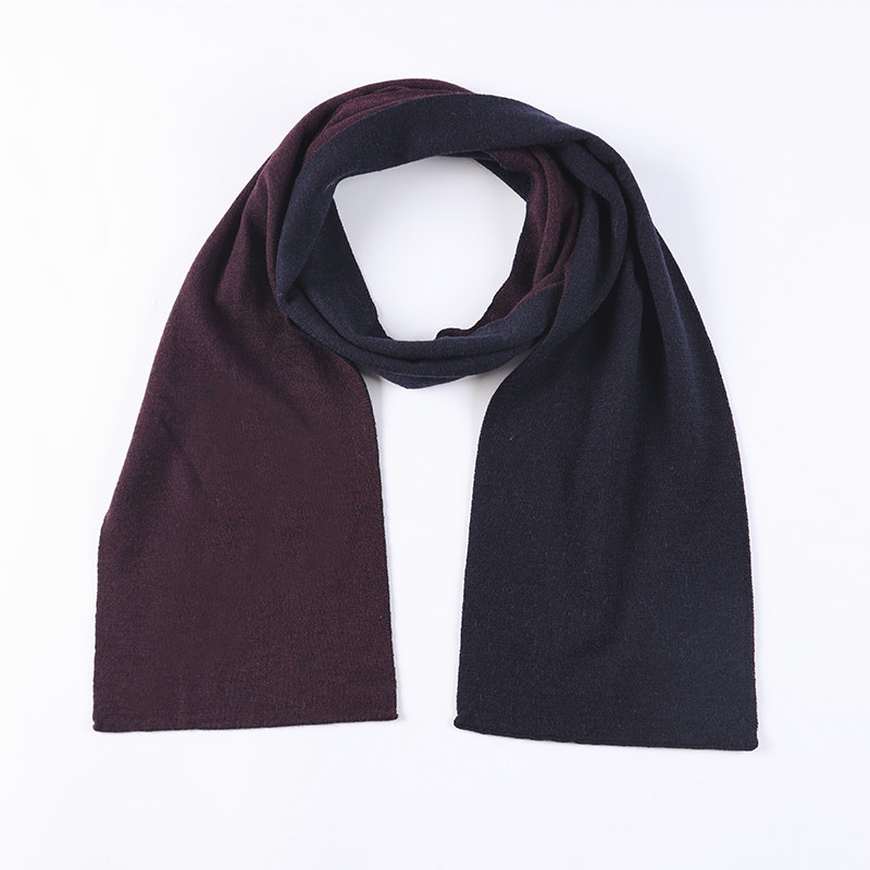 1104[MADE BY MAOJIA]양면 자카드 라지 라벨 스카프[무료 배송 없음]