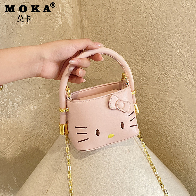 儿童迷你小包包2026新款可爱卡通女童斜挎包时尚公主风链条手提包