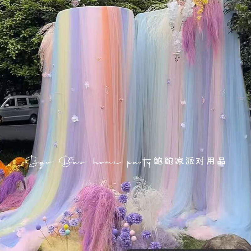 ins风装扮网纱幼儿园环创椅背纱婚庆生日背景装饰摄影道具仙女纱,节庆用品/礼品,节庆布艺用品,淘宝优惠券,粉丝福利购,淘宝优惠卷