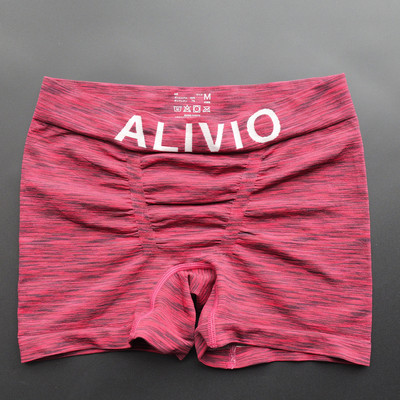 跨境内销男子速干无缝速干透气防摩平角内裤运动内裤跑步登山