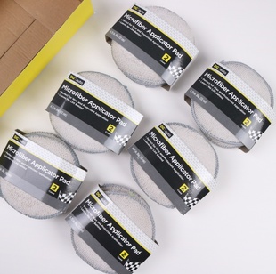 打蜡抛光洗车棉 汽车摩托车 洗车毛巾 超细纤维圆形抹布 美单