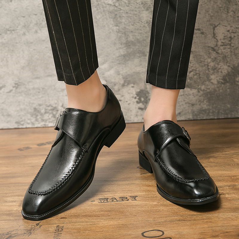 发型师内增高皮鞋男鞋商务