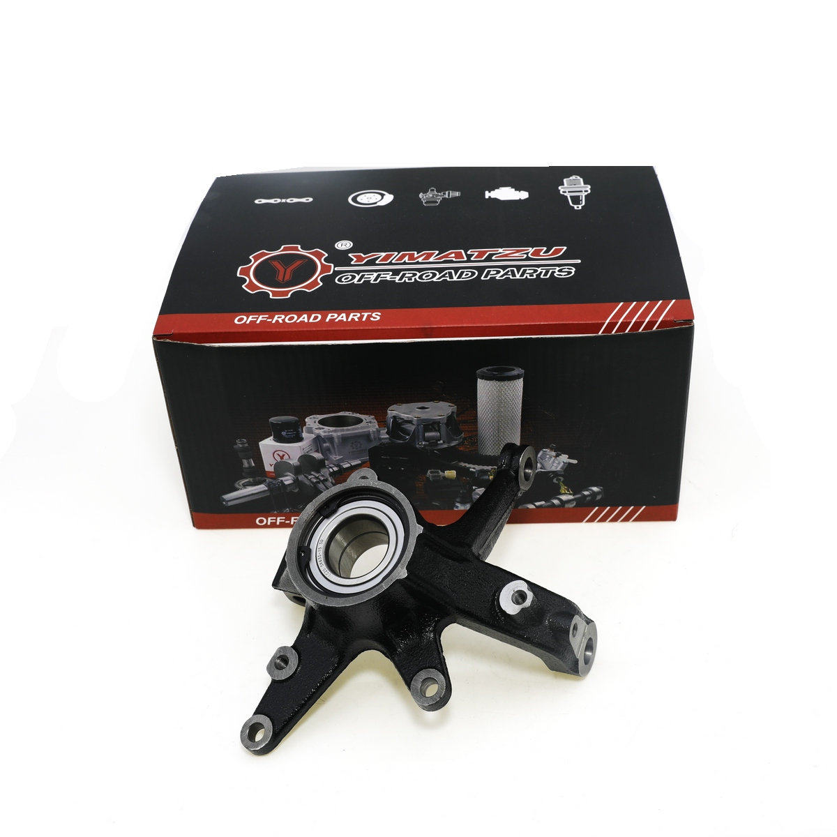 四轮沙滩车前左右羊角转向节适用于Yamaha Grizzly 660