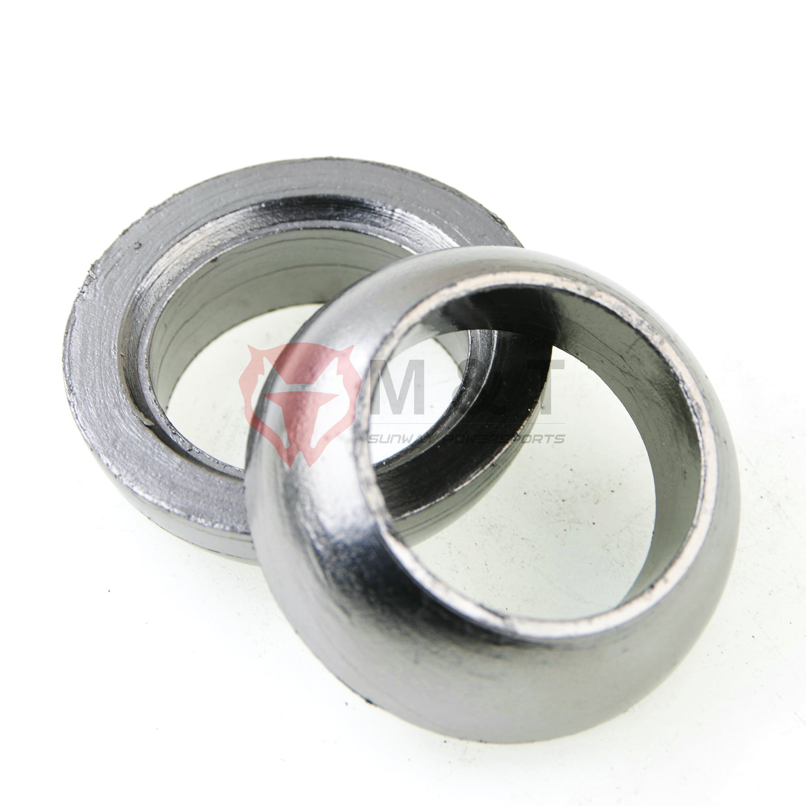 沙滩车农夫车消声器排气管大石墨密封垫适用于林海LINHAI LH500