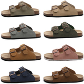 男女博肯沙滩鞋 桑诺贝克夏季 韩系防滑软木拖鞋 户外休闲平跟ins潮