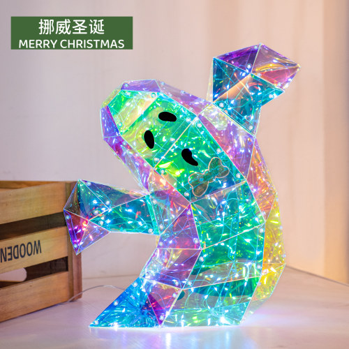 万圣节装饰品幻彩发光幽灵摆件