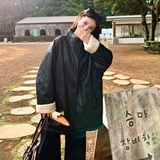 现货！90绒羊羔毛袖口黑色蛋白皮羽绒服B260-5318-P265K358，女装羽绒服，芭图娜