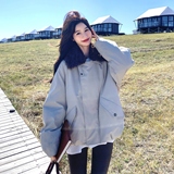 大货主推！90绒米色可脱卸毛领工装羽绒服B260-5323-P275K378，女装羽绒服，芭图娜