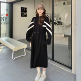 现货！高品肌理感针织弹力卫衣连衣裙260-3270-P135K188，女装连衣裙，芭图娜