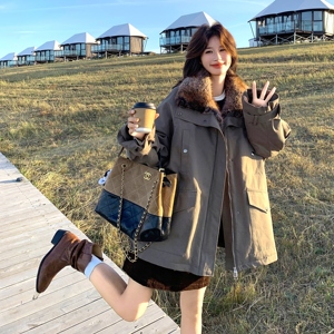 现货主推！军绿色重工工装派克服 B260-5328-P285K388图片
