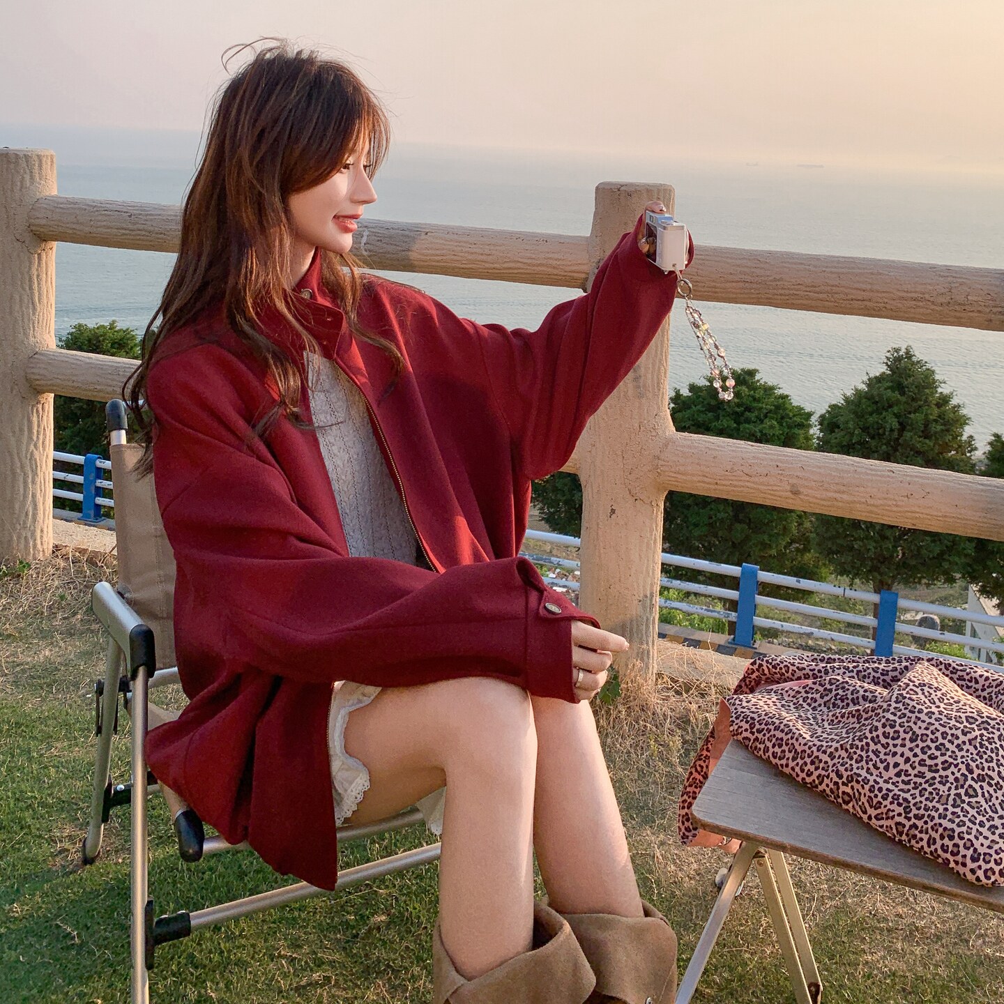 乌梅子酱设计款可脱卸袖子短外套女2025秋季新款潮酷炸街时尚夹克,女装短外套,芭图娜
