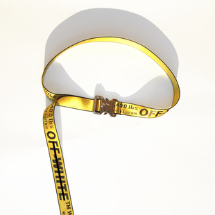 OFF高腰裤带 18S装饰腰带战士新款机能飘带腰带200cm男女通用OW潮