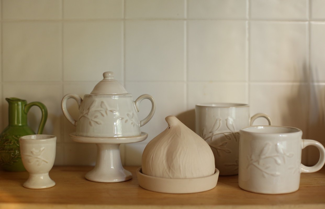 陶瓷浮雕做旧系列 小鸟造型马克杯糖罐鸡蛋托小酒杯大蒜造型碟子,餐饮具,马克杯,淘宝优惠券,粉丝福利购,淘宝优惠卷