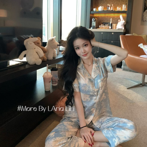 LAria碎冰冰 性感冰丝睡衣女2026新款纯欲风春秋款高级感家居服